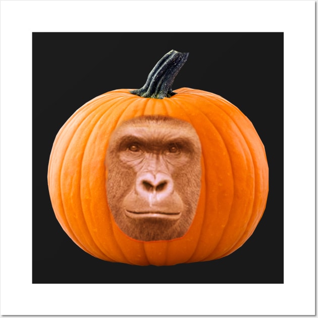 Pumpkin Spice Harambe Wall Art by CincinnatiZoo